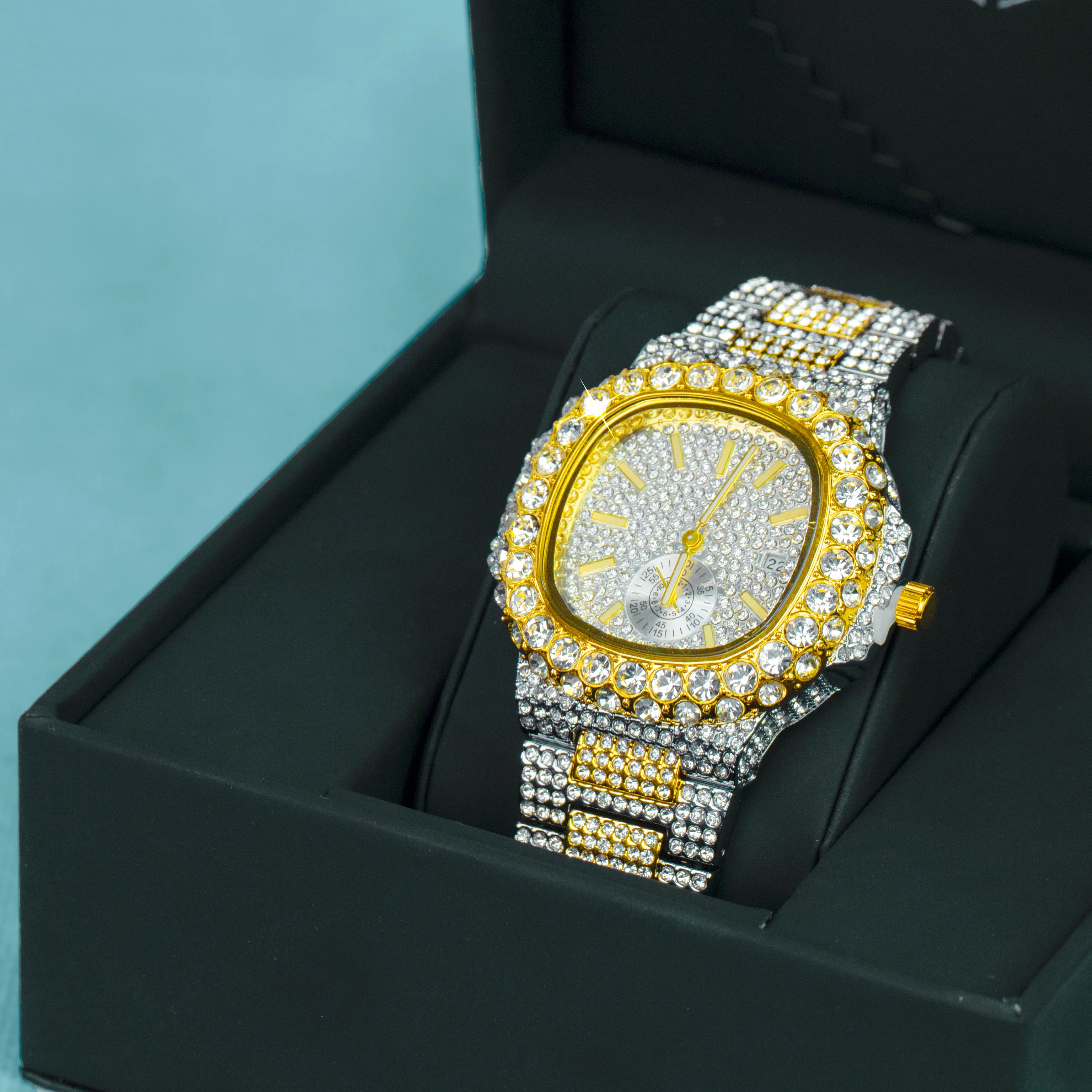 Reloj Two Tone Premium Oro Blanco - Image 5